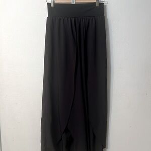 Afitne pant - black palazzo size M pocket layer fashionist flowy baggy relax